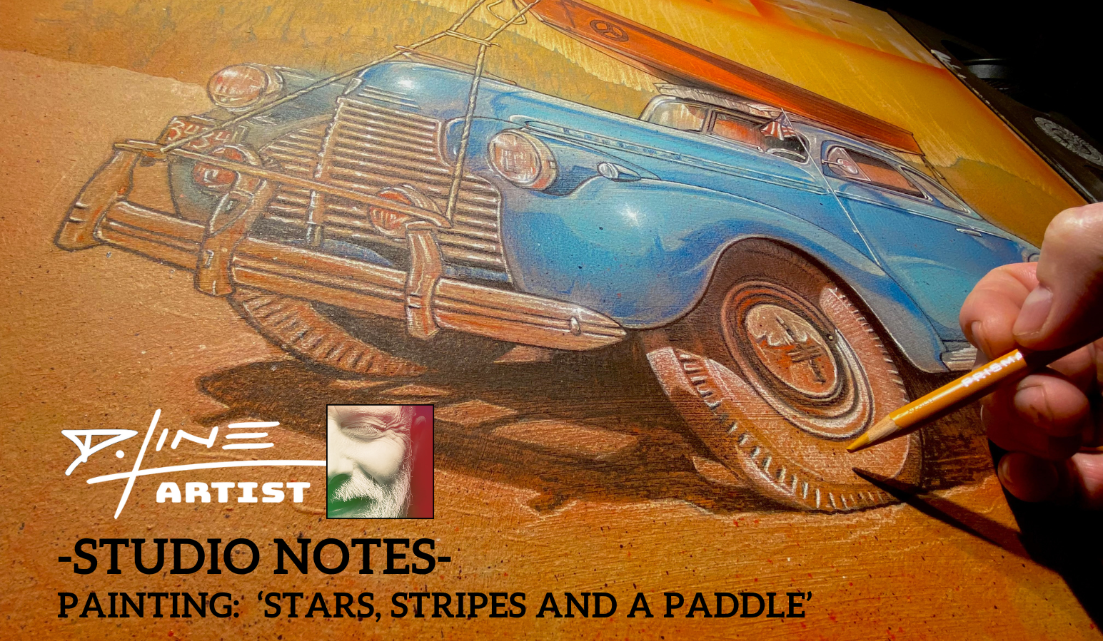 D. Line Studio Notes - 'Stars, Stripes and a Paddle'