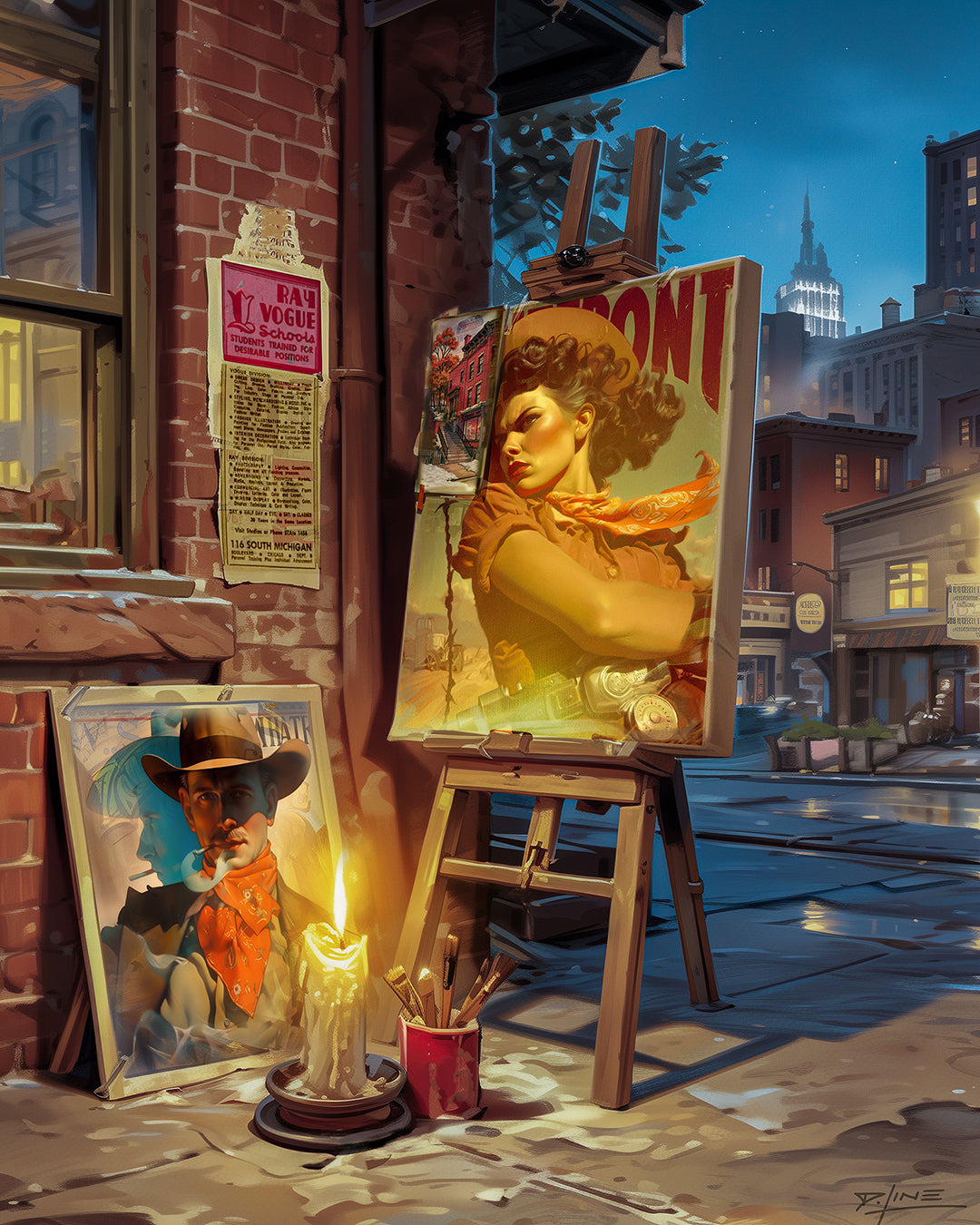 'The Alley Behind Ray'