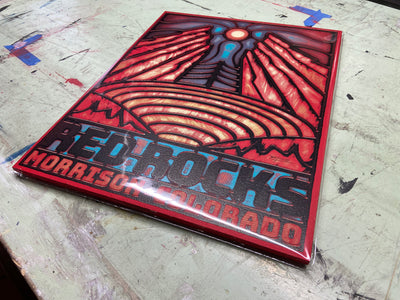 Red Rocks Screenprint