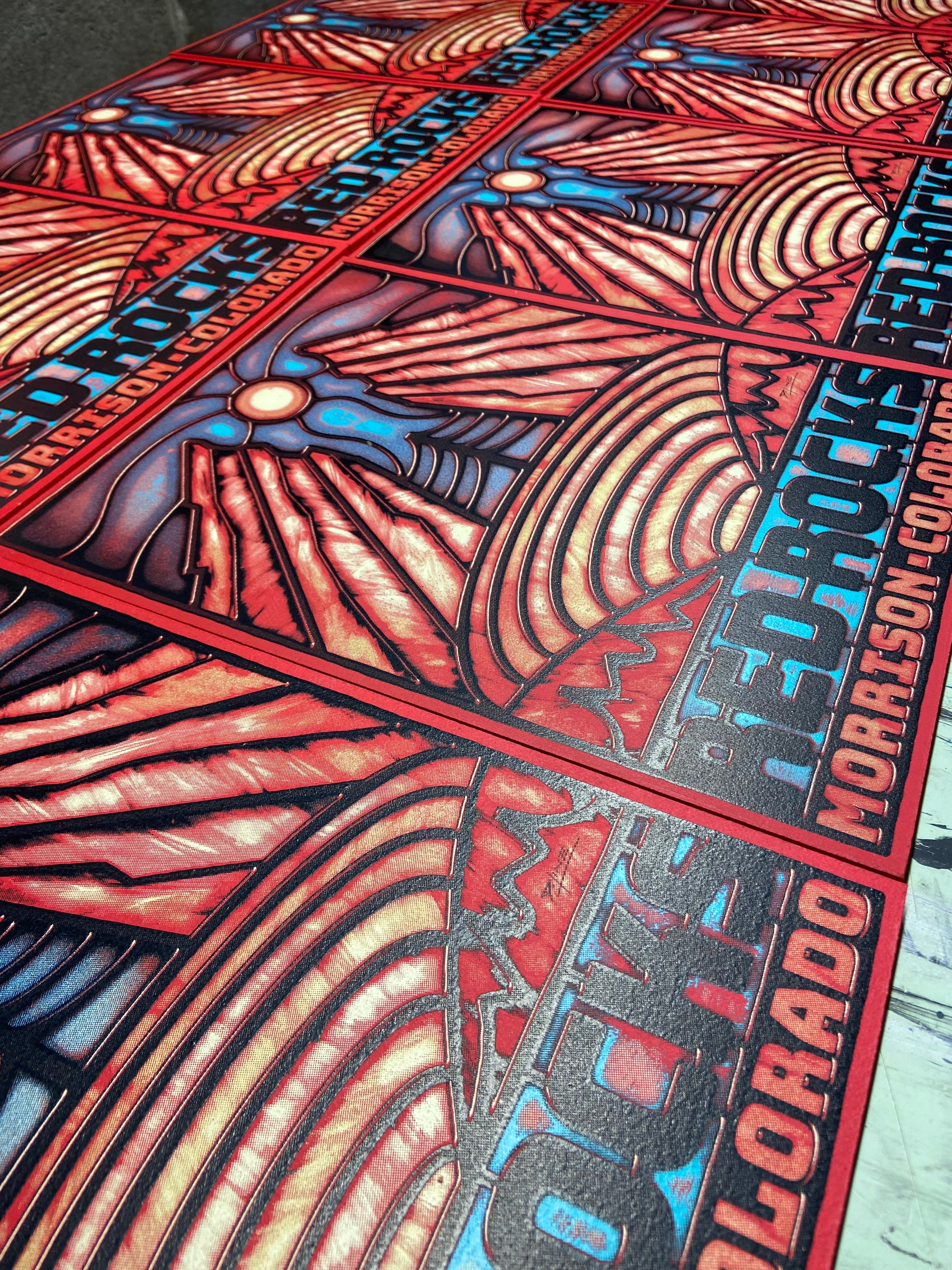 DL - Red Rocks - Screen Print