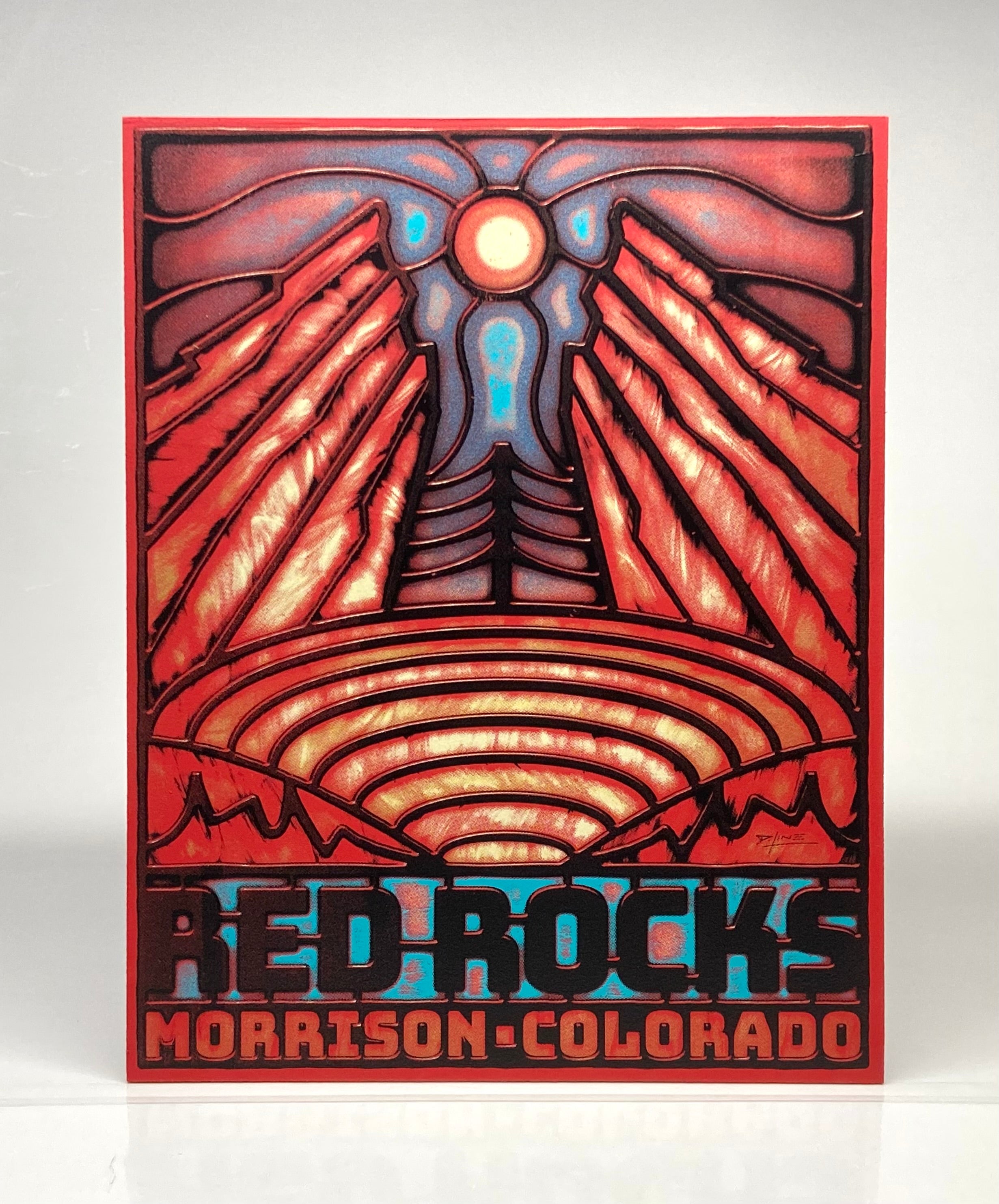 Red Rocks Screenprint