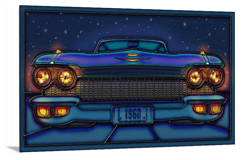 1960 Cadillac - Postcard