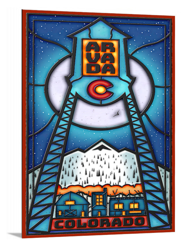Arvada Moon - Postcard