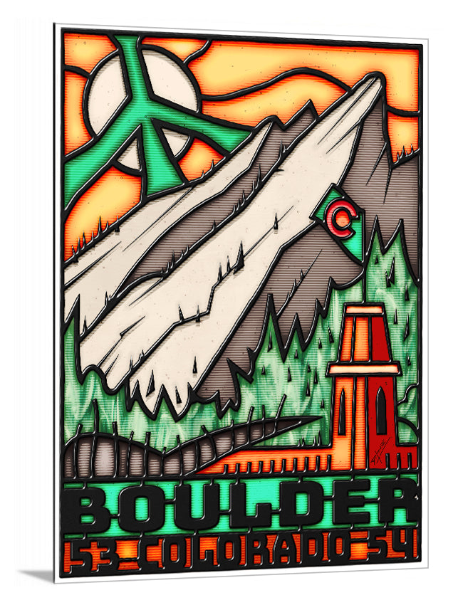 Boulder 5354 - Postcard
