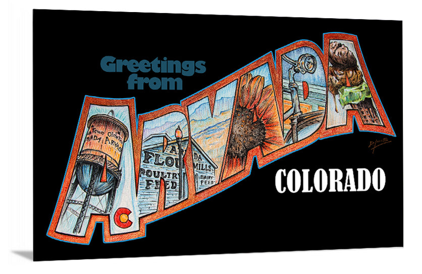 Greetings From Arvada - Postcard