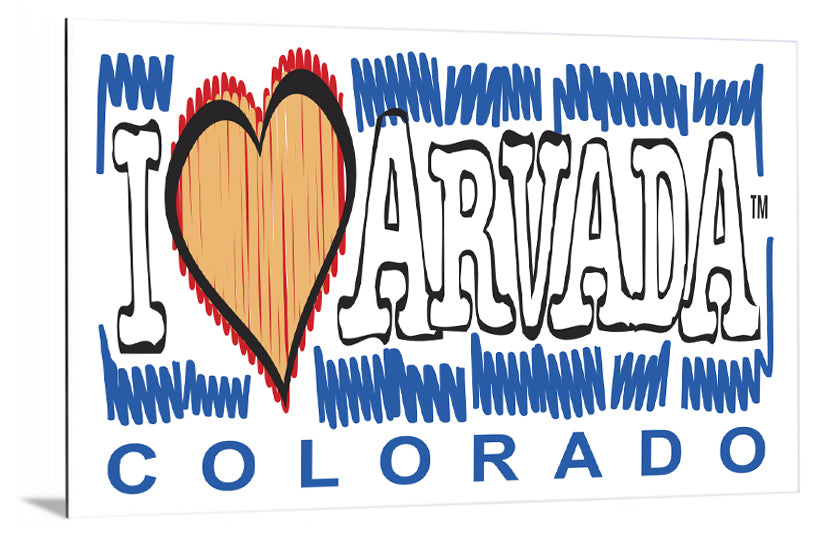 I Heart Arvada - Postcard