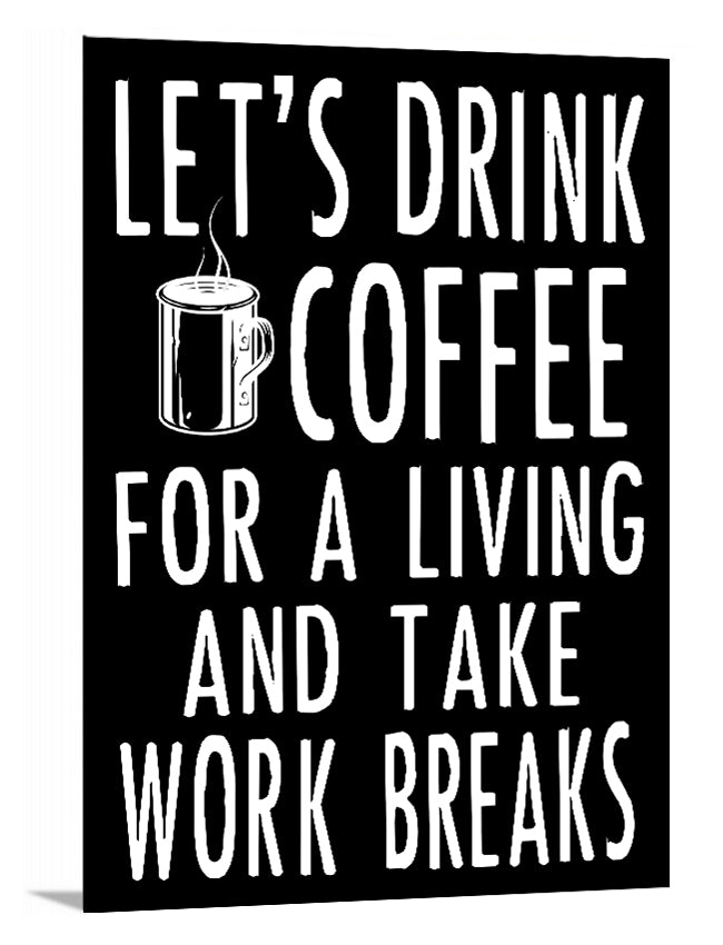 Let's Drink Coffee - Postcard