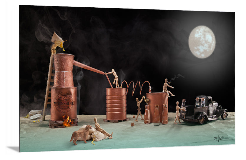 Moonshine in the Moon Shine - Postcard