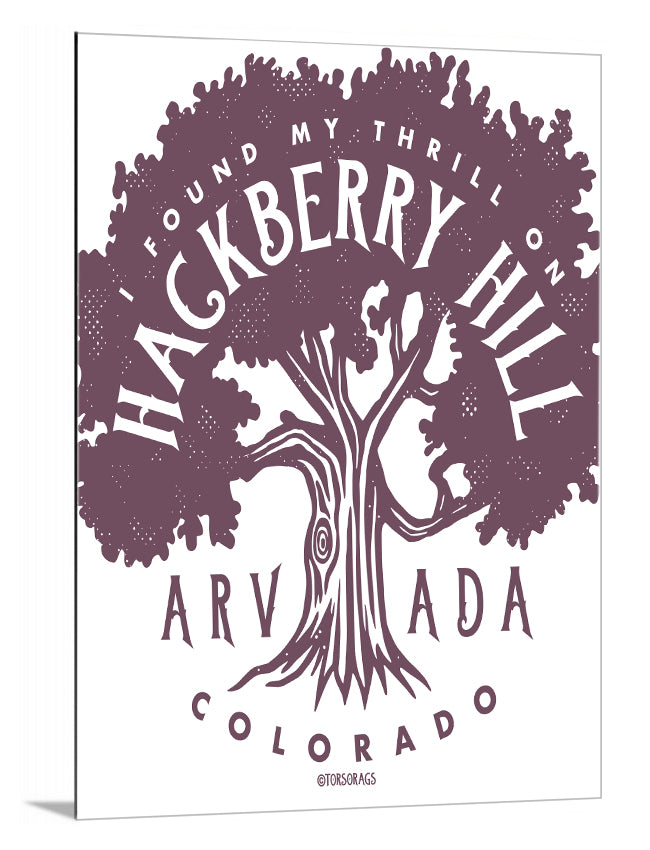Thrill on Hackberry Hill - Postcard
