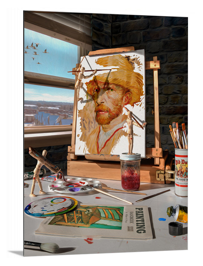Painting Van Gogh - Postcard